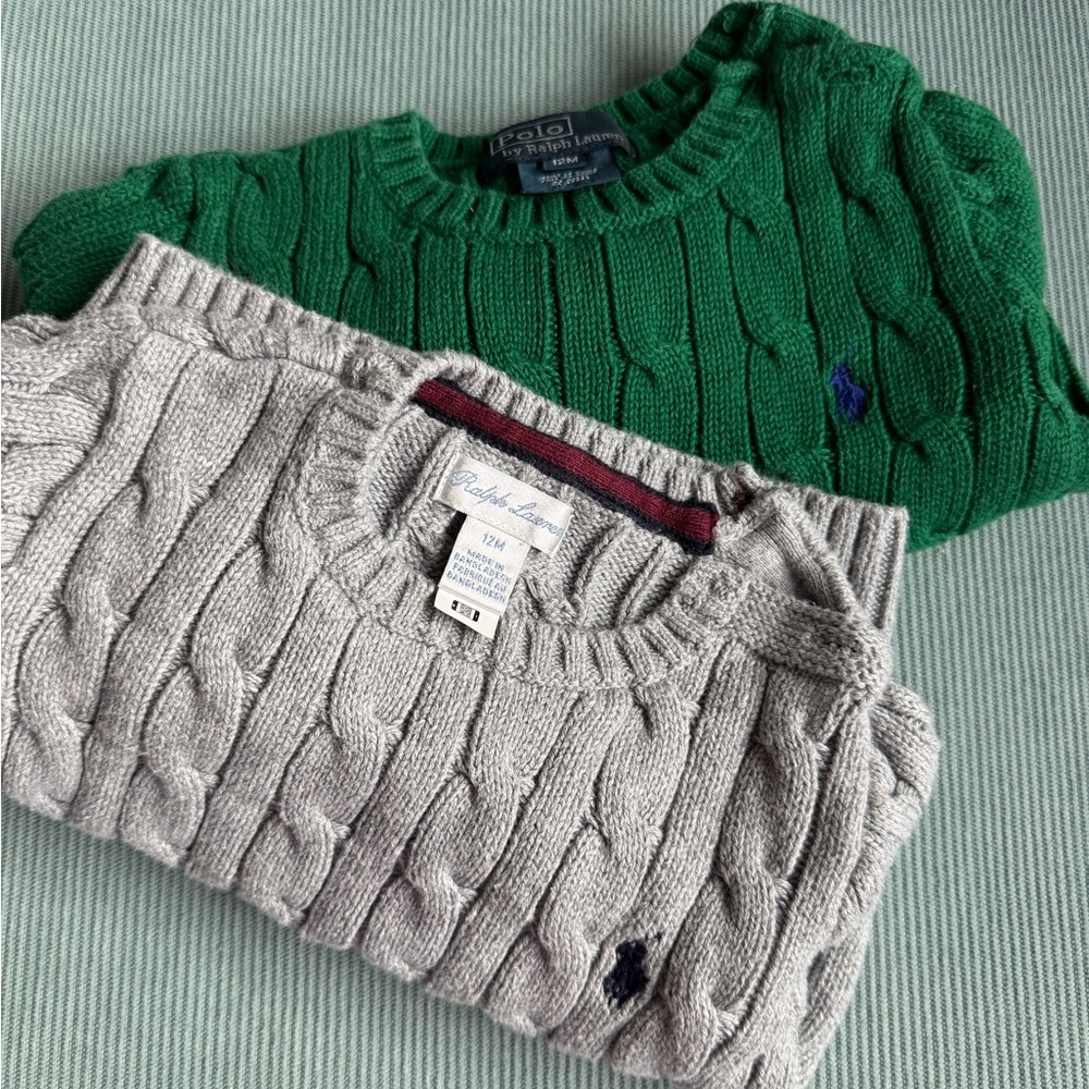 Ralph Lauren baby’s Cable Knit Sweater